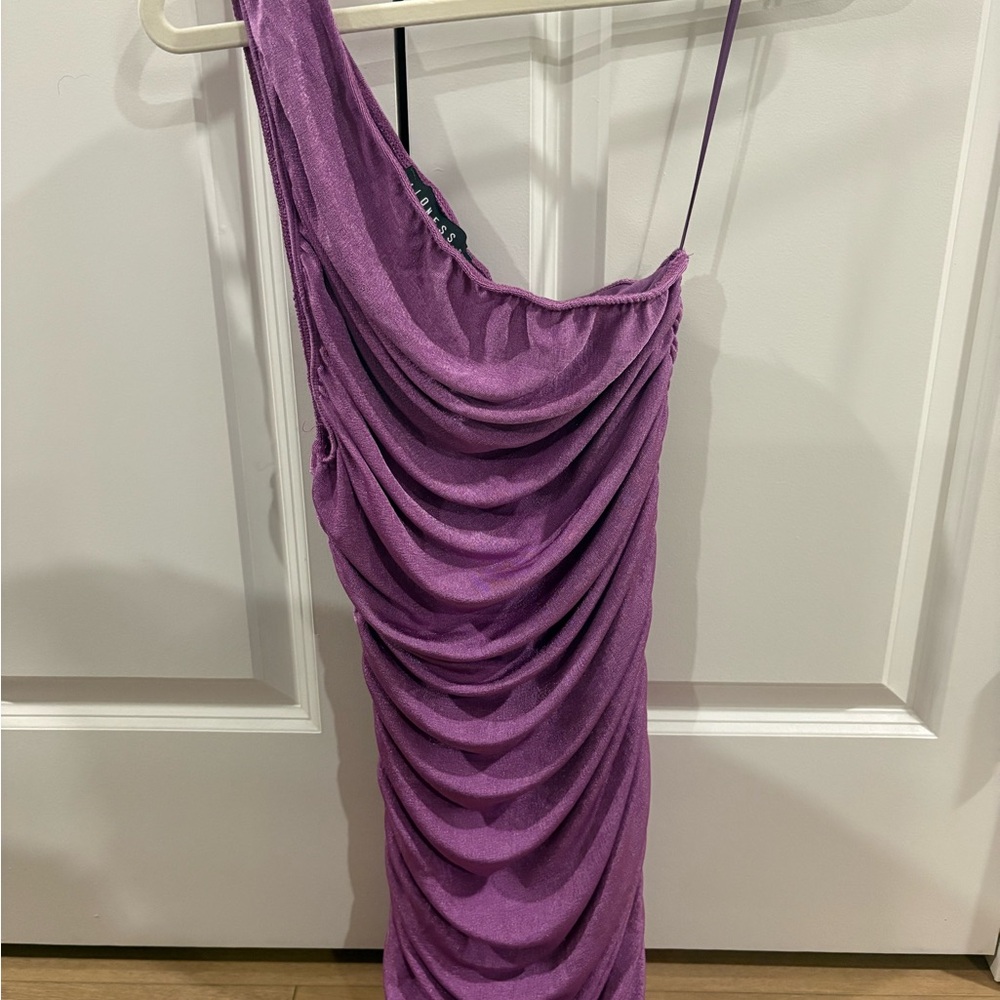 Princess Polly Lilac Draped Mini Dress